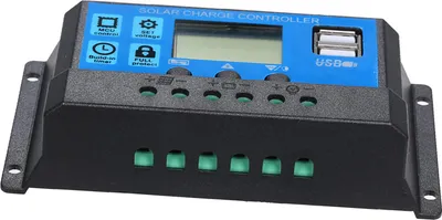 Obrázek produktu pro 20A 12V / 24V solární regulátor nabíjení PWM inteligentní regulátor s USB 5V 2,5A