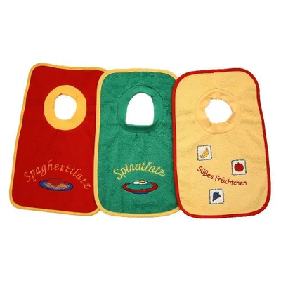 Produktbild von Wörner Riesen-Schlupflätzchen 3er Pack - Rot