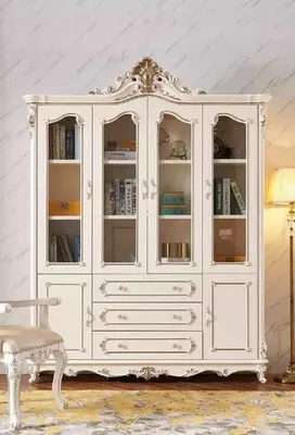 Image de Bibliothèque pour le salon Classique 176 x 43,2 x 229,5 cm JVmoebel