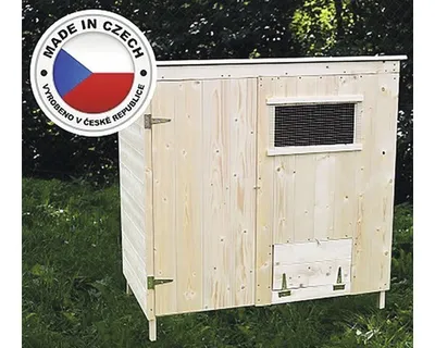 Obrázek produktu pro Kurník pro slepice dřevěný 140x83x141 cm