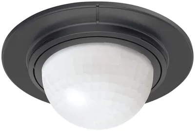 Productafbeelding van STEINEL 032845, Wandlamp, geschikt voor binnen- en buitengebruik, zwart, wit, IP54, 2000 lux, 2,5 meter