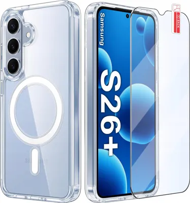 Produktbild von Transparentes Magnetetui für Samsung S26+ Plus |für MAGSAFE CASE| Glas