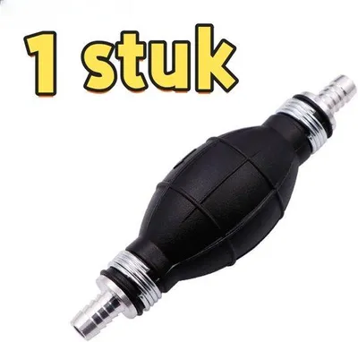 Produktbild von Handpomp für Autos und Boote - 10 mm - Handknijpbal für Autos und Boote - Aluminiumlegierung - Einhandpomp - Olieluftpumpen - Schwarz