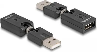 Image de Delock 65260 Delock Rotationsadapter USB 2.0-A Stecker zu Buchse
