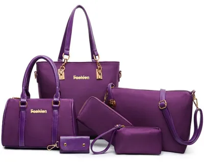 Zdjęcie produktu dla Solidchoice - Zestaw 6 torebek, w tym torebka typu "hobo" i torebka typu "satchel"