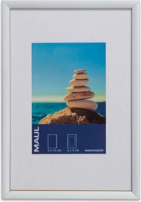 Produktbild von MAUL Bilderrahmen MAULdesign Aluminium 10 x 15 cm, ca. A6 silber
