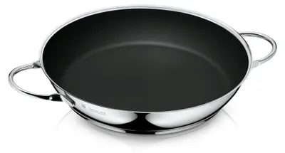 Produktbild von WMF 7115005333, Rund, Serving pan, Schwarz, Edelstahl, Keramik, 250 °C, Edelstahl