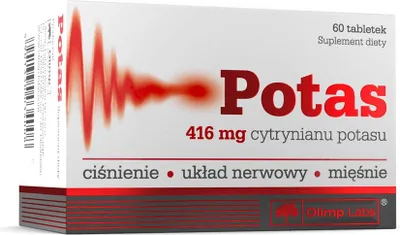 Image de Potas 416 mg supplément diététique 60 tabletek