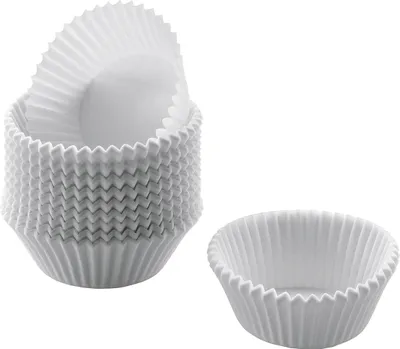 Obrázok produktu pre Sada papierových foriem na pečenie Kaiser mini muffin 200 kusov biela Creativ