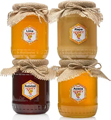 Obrázok produktu pre MED Z LIMETKOVÝCH, POZEMNÝCH, AKÁCIOVÝCH A REPKOVÝCH KVETOV z Poľska, prírodný, bez prísad, nefiltrovaný, necentrifugovaný, 4 kg
