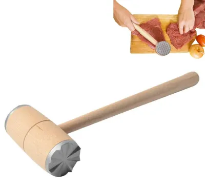 Obrázok produktu pre Nárazuvzdorný mäsosekáč – mäsová palička – kuchynský nástroj – palička – vhodná na steaky/hovädzie mäso – tiež vhodná na kuracie/prasacie mäso