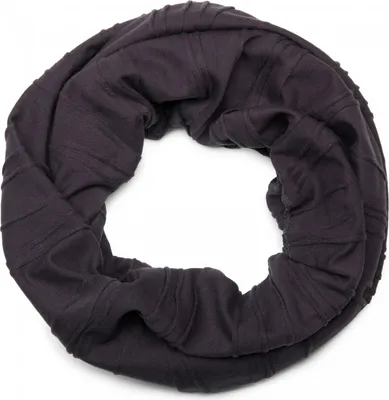 Produktbild von styleBREAKER Loop Schal mit Falten Muster, Schlauchschal, Tuch, Uni 01018082