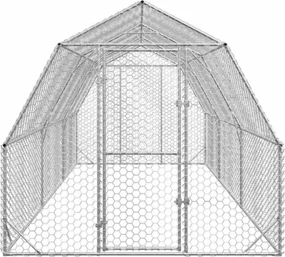 Zdjęcie produktu dla vidaXL Kurnik 2,5x6x2,25 m Stal ocynkowana