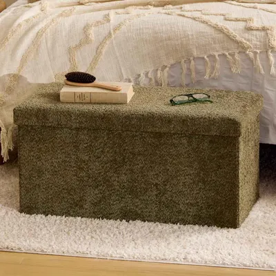 Produktbild von Eazy Living Pouf + Aufbewahrungsbox Eden Grün