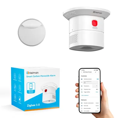 Productafbeelding van Mini Zigbee Koolmonoxidemelder, 7 Jaar Batterij, HS1CA-E PLUS
