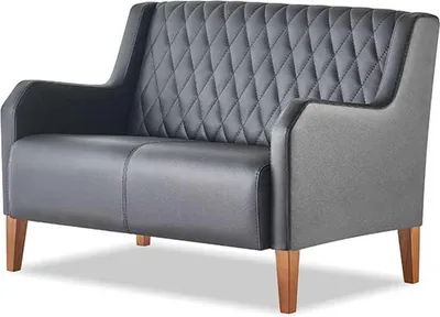 Produktbild von Komplett-Set 3-Sitzer 2-Sitzer Sessel Schwarz Sofa-Set Modern Sofas