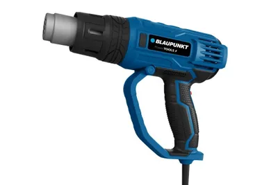 Zdjęcie produktu dla Blaupunkt HG5010, Pistolet na gorące powietrze, Uchwyt pistoletowy, Czarny, Niebieski, 500 l/min, 600 °C, 300 l/min