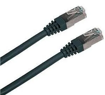 Produktbild von Patchkabel FTP Cat5e, 2 Meter, Schwarz