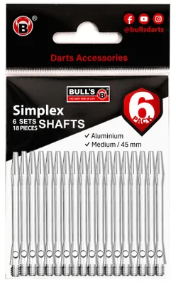 Immagine prodotto di Embassy BULL'S 6P - Aste Simplex, argento