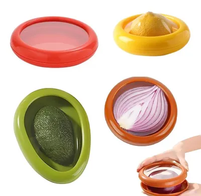 Image de Lot de 4 boîtes de conservation hermétiques pour les fruits et légumes