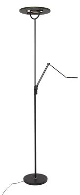 Produktbild von LED Stehleuchte, Leseslampe, Touchdimmer, schwarz, H 183 cm
