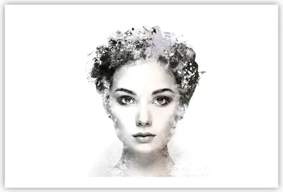 Produktbild von Poster - Poster ohne Rahmen - Schön Frau Gesicht - 91,5x61 cm - Wand Bild - Wanddeko - Wandbilder - Kunstposter - Wandposter - Bilder - Kunstdruck - Wanddekoration - Wandbild - P2XAA91x61-4949