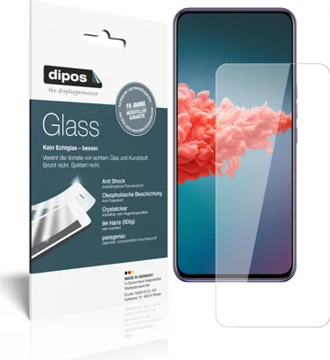 Produktbild von 2x Schutzfolie für ZTE A20 5G - Anti-Shock 9H Folie dipos Glass Kunststoffglas