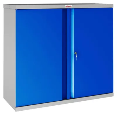 Produktbild von Phoenix SC1010GBK 2-türiger Stationärschrank Schlüsselschloss Blau