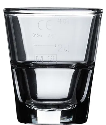 Produktbild von Stack Up Shot 4,5cl; 2+4cl Eichung stapelbar - 12 Stück