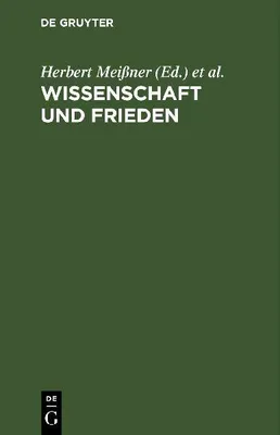 Produktbild von Wissenschaft und Frieden