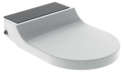 Produktbild von Geberit AquaClean Tuma Comfort WC-Aufsatz Glas schwarz, 146270SJ1