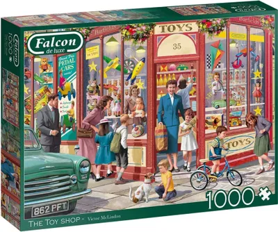 Zdjęcie produktu dla Falcon de luxe The Toy Shop 1000 pcs, 1000 szt., Ludzie, 12 lat(a)