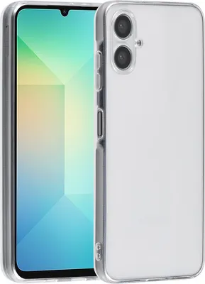 Immagine prodotto di Custodia posteriore TUNIQ per Galaxy A06 - Silicone - Trasparente