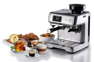 Image de Ariete 1312 Machine à café à affichage digital avec moulin à café intégré gris