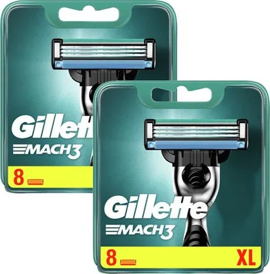 Produktbild von Gillette Mach 3 Scheermesjes - 16 Navulmesjes