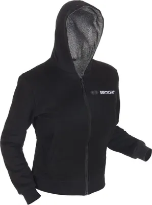 Produktbild von Beheizbarer Damen Hoodie Schwarz - Dual Heating
