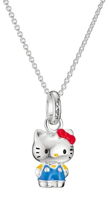 Immagine prodotto di Thomas Sabo KE2389-M06-7-L45V, collana da donna, Hello Kitty, vestito blu