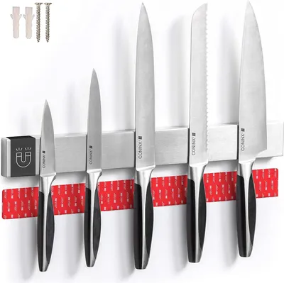 Produktbild von Coninx Messer Magnetleiste Selbstklebend Edelstahl Messerleiste - 40 cm