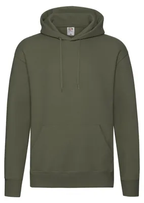 Image de Fruit of the Loom - Sweat à capuche « Premium » pour homme FK2768 (S) (Vert olive classique)