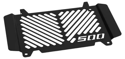 Productafbeelding van ZIEGER radiatorbescherming, compatibel met Kawasaki KLE500, logo zwart