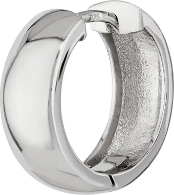 Produktbild von Einzel 925er Sterlingsilber Klappcreole Ohrring 17,5 X 6mm Anlaufgeschützt 4813