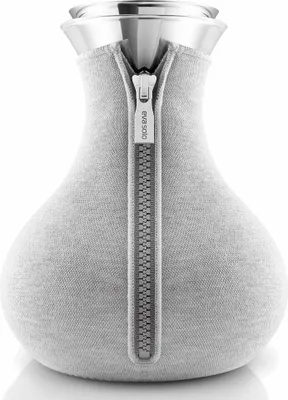 Image de Eva Solo Teezubereiter, Teekanne, Tee, préparation, Teepot, genießen, Glas/Silikon/Edelstahl/Neopren, Hellgrau, 1 L, 567488