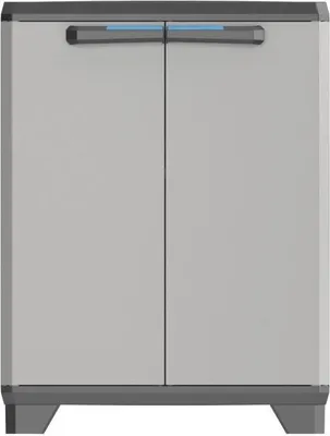 Produktbild von KETER Linear Base Lagerschrank Schwarz/Hellgrau 9725