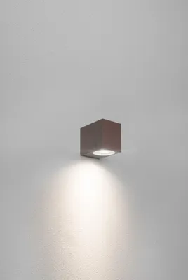 Productafbeelding van CENTURY Buitenwandlamp AXO GU10, vierkant, cortenstalen uitvoering