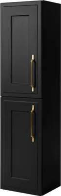 Immagine prodotto di Mobile da bagno in stile classico, nero, 35 x 136 x 25 cm