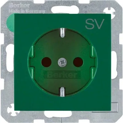 Immagine prodotto di Berker 47238903 Presa SCHUKO con EHBS S.1 verde glzd
