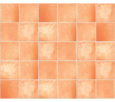 Produktbild von Rutschfeste Bodenaufkleber mit Schutzfolie – 30 Terrakotta-Bodenfliesenaufkleber – 75 x 90 cm – 30 Aufkleber à 15 x 15 cm
