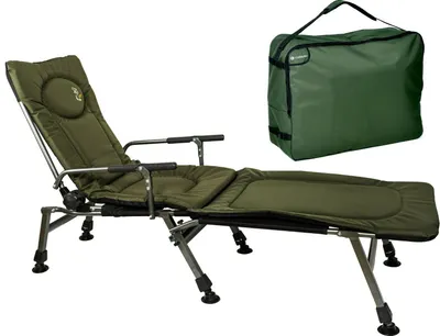 Produktbild von Angelstuhl Campingstuhl Carp F5R+POD+PK2 Stuhl mit Fussbank Karpfen Angler