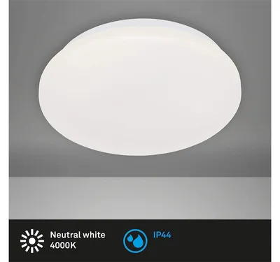 Obrázek produktu pro Briloner Splash LED koupelnová lampa bílá Stropní lampa neutrální bílá