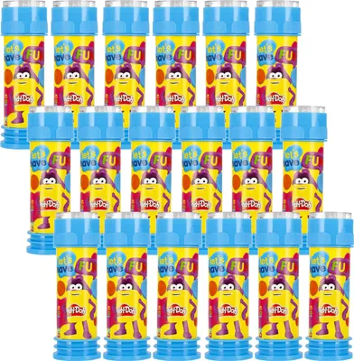 Produktbild von Play-Doh Seifenblasen mit Spiel 55 ml MY BUBBLE 18 Stück